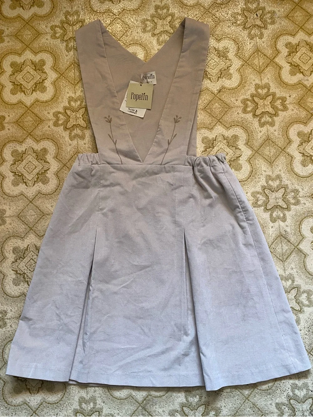 Popelín Girls Corduroy Pinafore Jumper Dress Size 16 NWT